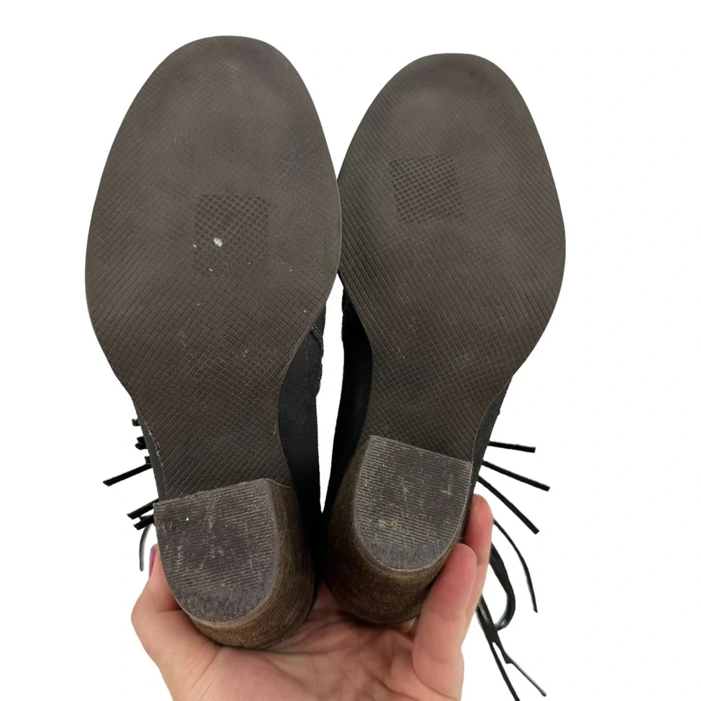Anthropologie Klub Nico Gray Batilda Fringe Boots - Picture 4 of 5